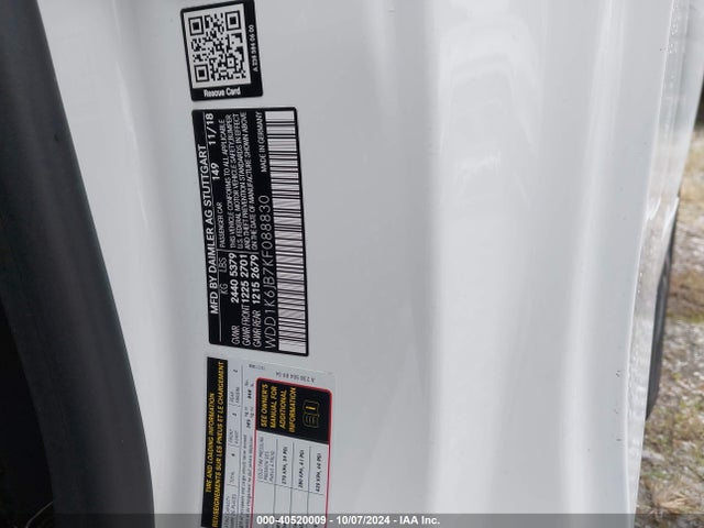 WDD1K6JB7KF088830 Mercedes-Benz E 450 4matic
