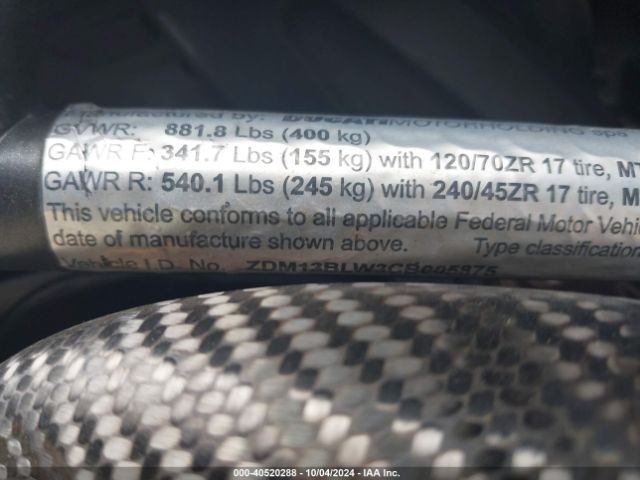 2012 DUCATI DIAVEL ZDM13BLW3CB005875 Photo 9