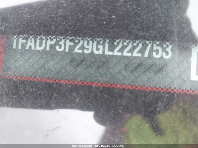 1FADP3F29GL222753 Ford FOCUS SE