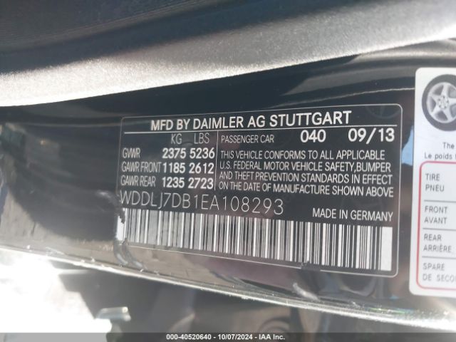 WDDLJ7DB1EA108293 Mercedes-Benz CLS 550