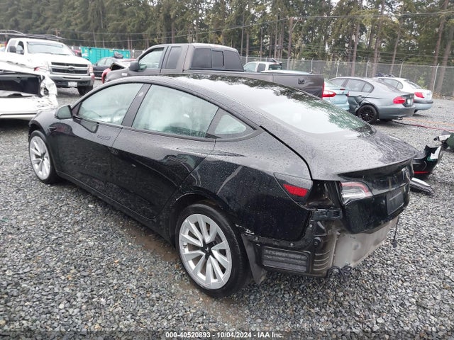 2022 TESLA MODEL 3 5YJ3E1EB1NF204197 Photo 2