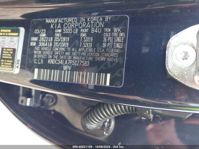 KIA Ev6 Wind 2023 KNDC34LA7P5127583 Image 9