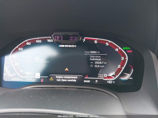 WBAGV8C04NCH42076 BMW M850i Gtan Coupe Xdrive