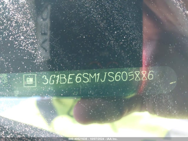 Chevrolet Cruze Lt Auto 2018 3G1BE6SM1JS605886 Image 9