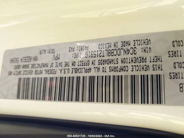 3C4NJDCB8LT215916 Jeep Compass Limited 4x4