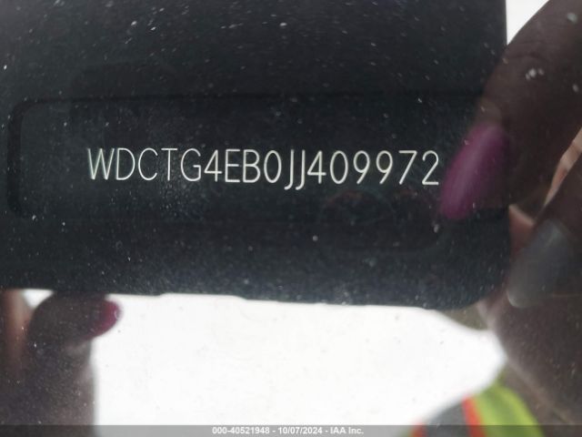 WDCTG4EB0JJ409972 Mercedes-Benz GLA 250