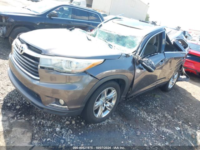 5TDYKRFH2GS170883 Toyota Highlander Limited V6