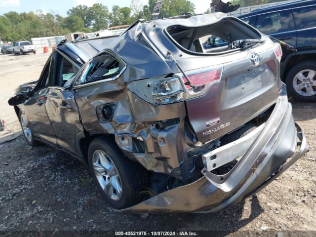 5TDYKRFH2GS170883 Toyota Highlander Limited V6