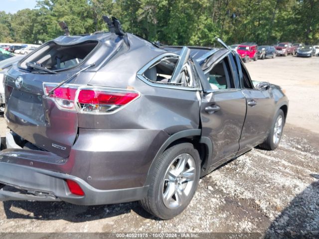 5TDYKRFH2GS170883 Toyota Highlander Limited V6