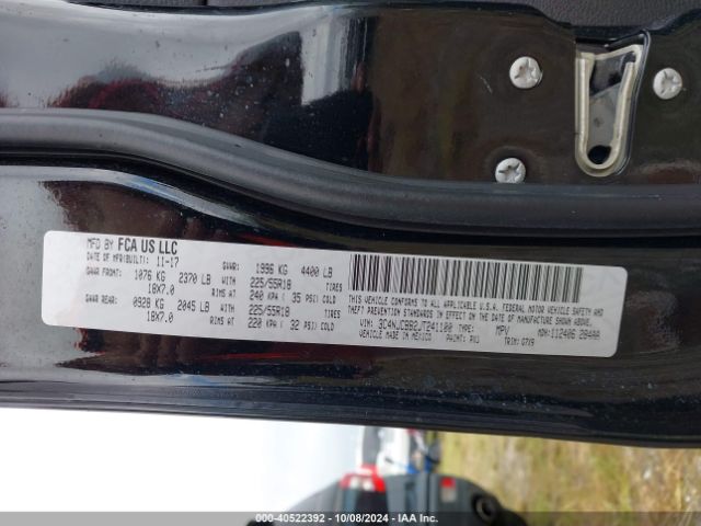 3C4NJCBB2JT241100 Jeep Compass Latitude Fwd