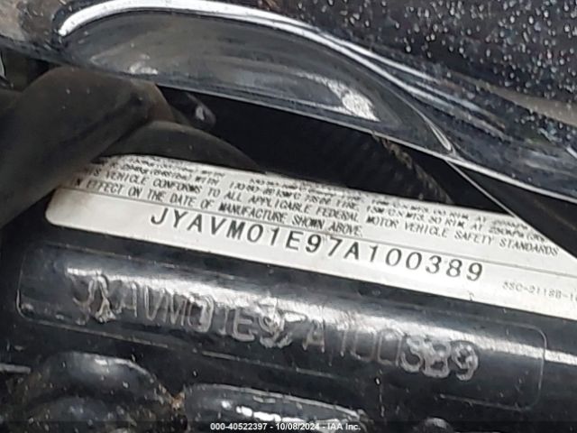 2007 YAMAHA XVS650 JYAVM01E97A100389 Photo 9