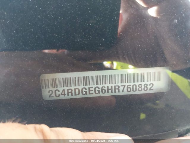 2C4RDGEG6HR760882 Dodge Grand Caravan Gt