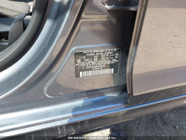 Hyundai ACCENT SE 2019 3KPC24A38KE065549 Image 9