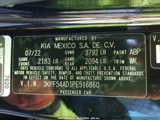 KIA Forte Gt-line 2023 3KPF54AD1PE516860 Image 9