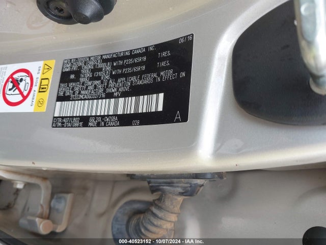 Lexus RX 350 2016 2T2ZZMCA0GC027316 Image 9