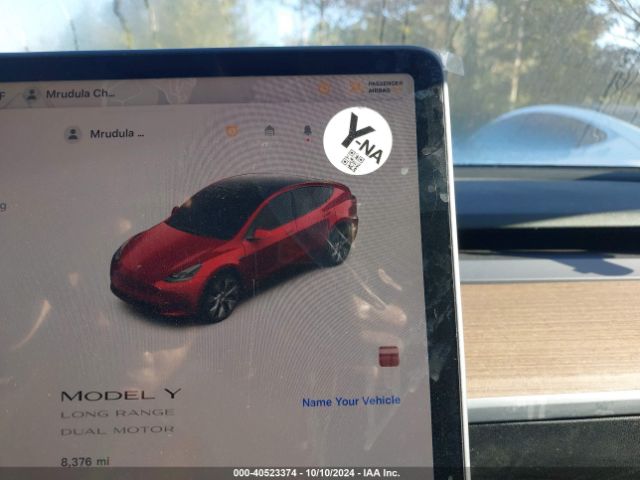 7SAYGDEE7PF667592 Tesla Model Y Awd/long Range Dual Motor All-wheel Drive