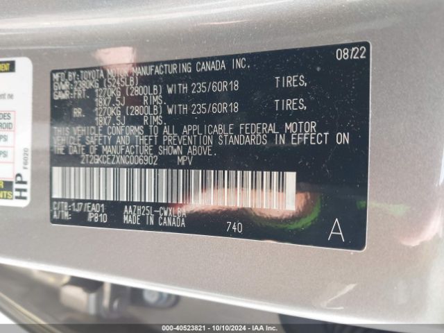 2T2GKCEZXNC006902 Lexus Nx 350h Premium