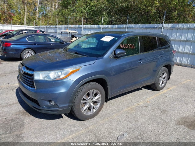 Toyota Highlander Xle V6 2015 5TDJKRFH4FS106649 Image 2