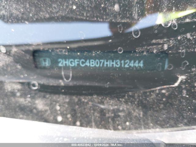2HGFC4B07HH312444 Honda Civic Lx-p