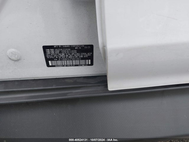 JF1VBAF61P9803803 Subaru Wrx Premium