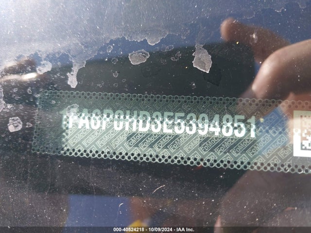 Ford FUSION SE 2014 1FA6P0HD3E5394851 Image 9