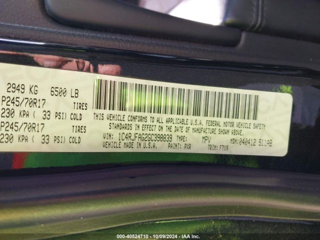 1C4RJFAG2GC398839 Jeep Grand Cherokee Laredo