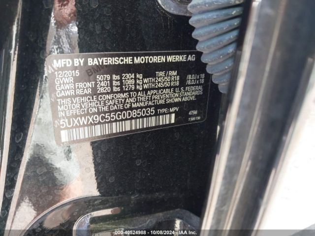 5UXWX9C55G0D85035 BMW X3 Xdrive28i