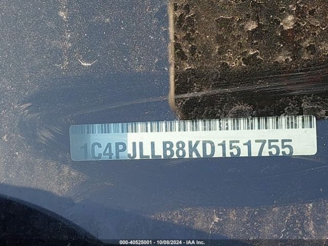 1C4PJLLB8KD151755 Jeep Cherokee Latitude Plus Fwd