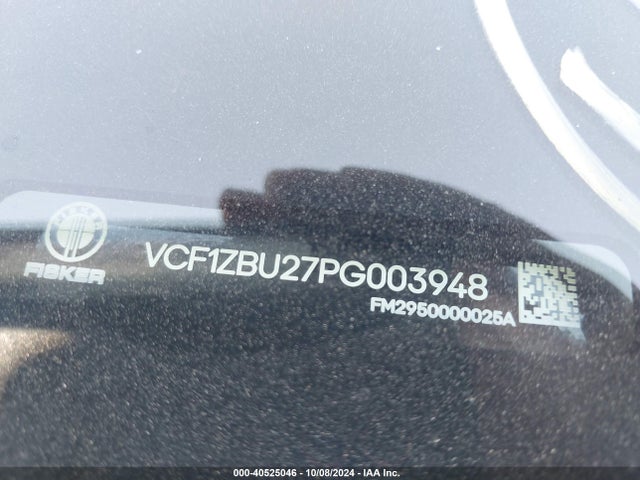 VCF1ZBU27PG003948 Fisker Ocean One