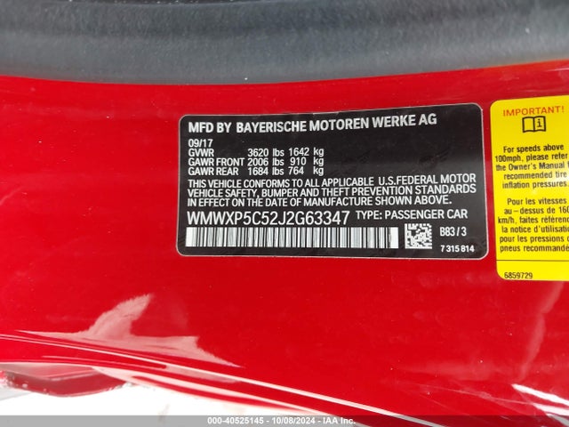 2018 MINI HARDTOP WMWXP5C52J2G63347 Photo 8