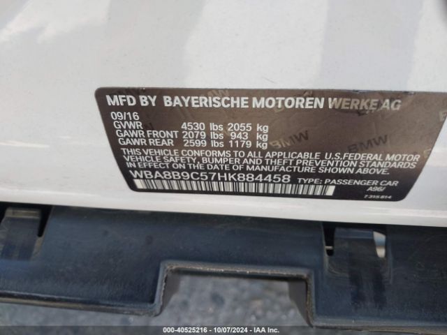 WBA8B9C57HK884458 BMW 330I