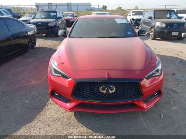JN1FV7LK2NM660612 Infiniti Q60 Red Sport 400