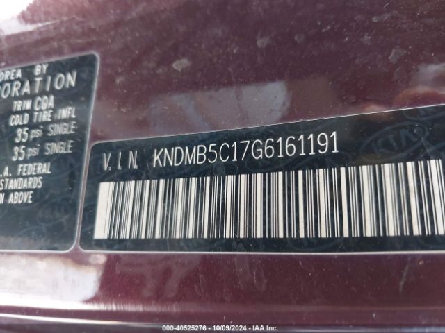 KNDMB5C17G6161191 KIA SEDONA LX