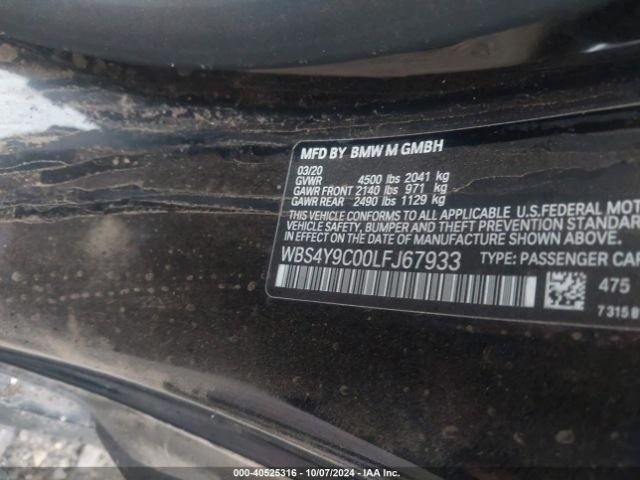 WBS4Y9C00LFJ67933 BMW M4