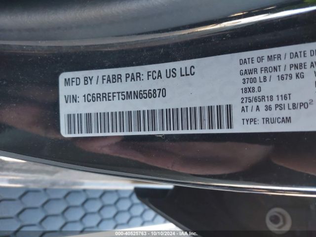 1C6RREFT5MN656870 RAM 1500 Big Horn