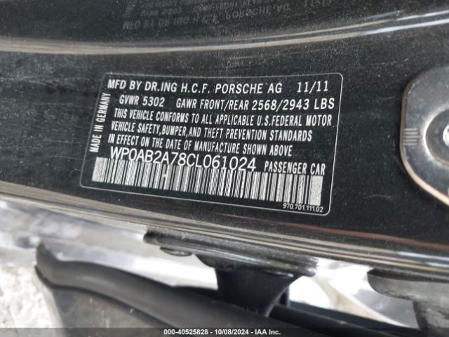 2012 PORSCHE PANAMERA WP0AB2A78CL061024 Photo 8