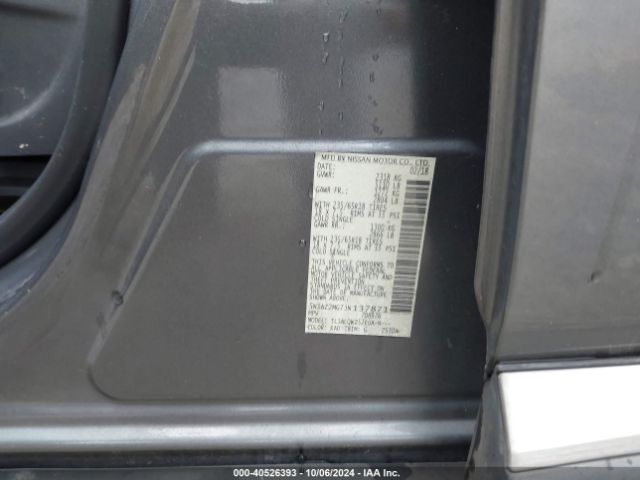 5N1AZ2MG7JN137871 Nissan MURANO SV