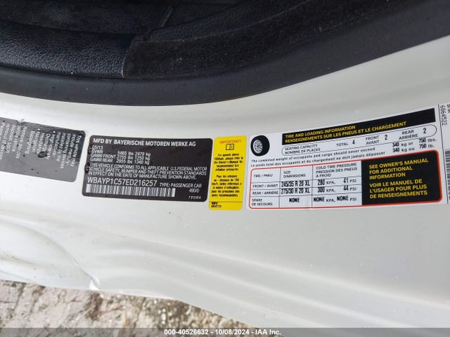 WBAYP1C57ED216257 BMW 650i Xdrive