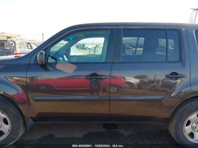 5FNYF4H27EB046545 Honda PILOT LX