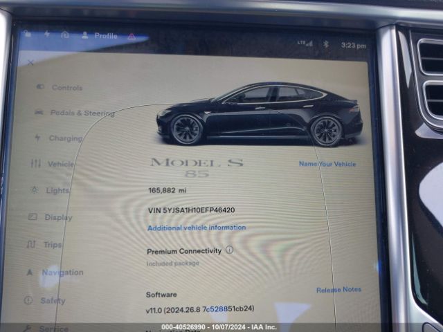 5YJSA1H10EFP46420 Tesla Model S P85