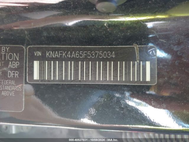 KNAFK4A65F5375034 KIA FORTE LX