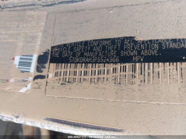 5TDKDRAH3PS524966 Toyota Highlander Platinum