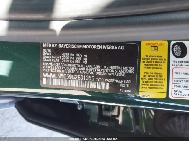 WMWLN5C59G2E31356 Mini Clubman Cooper