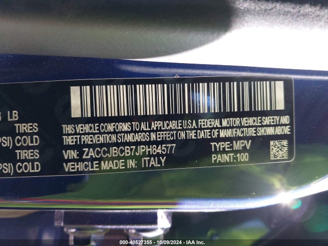 ZACCJBCB7JPH84577 Jeep Renegade Trailhawk 4x4