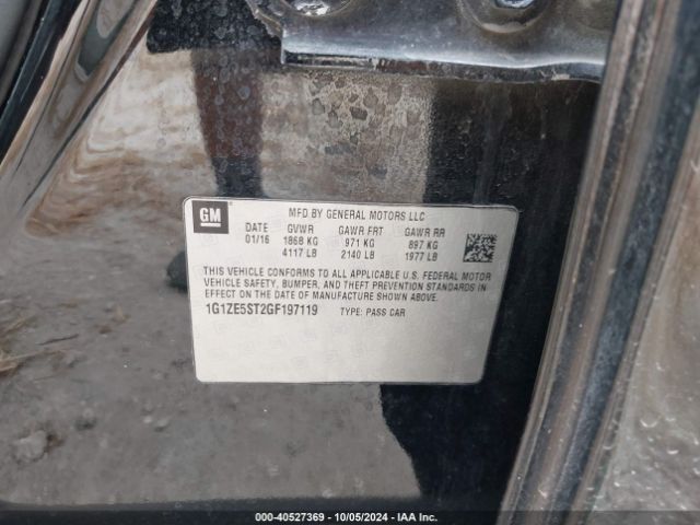 2016 CHEVROLET MALIBU 1G1ZE5ST2GF197119 Photo 8