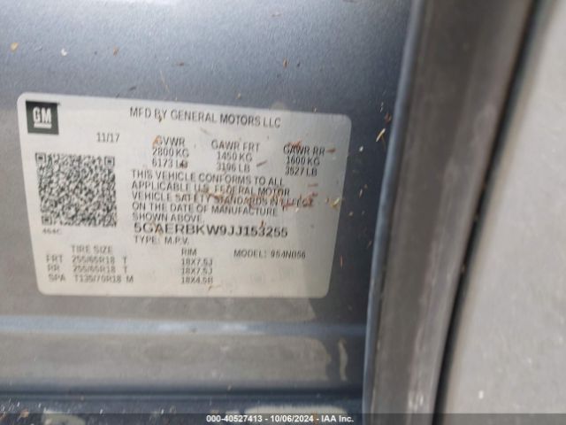 5GAERBKW9JJ153255 Buick Enclave Essence