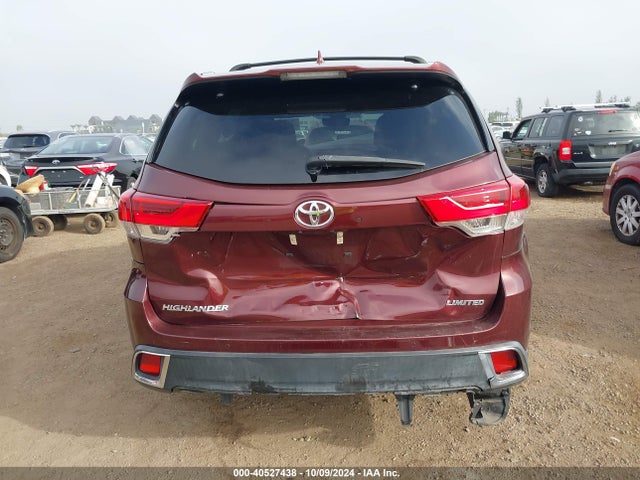 5TDYZRFH7KS329837 Toyota Highlander Limited