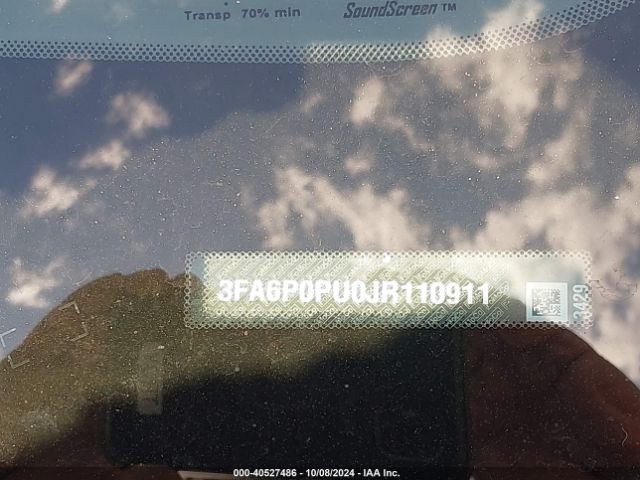 3FA6P0PU0JR110911 Ford Fusion Energi Se Luxury