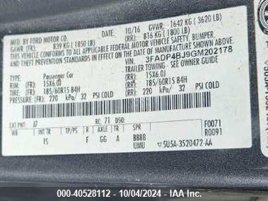 Ford Fiesta 2016 3FADP4BJ9GM202178 Image 9