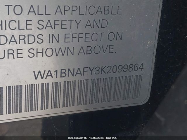 WA1BNAFY3K2099864 Audi Q5 45 Premium